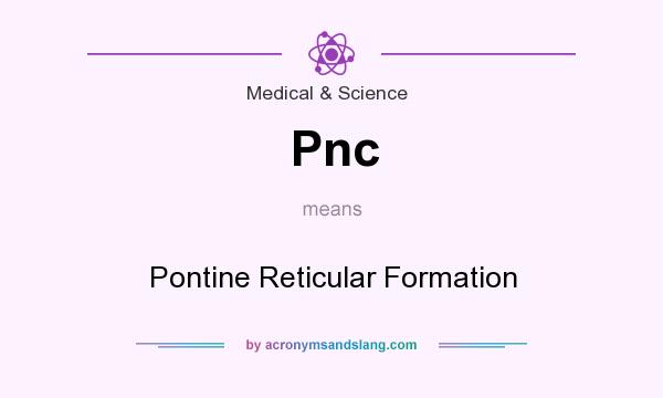What does Pnc mean? It stands for Pontine Reticular Formation