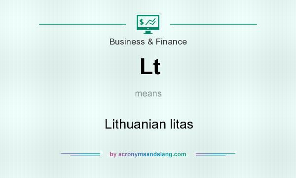 What does Lt mean? It stands for Lithuanian litas