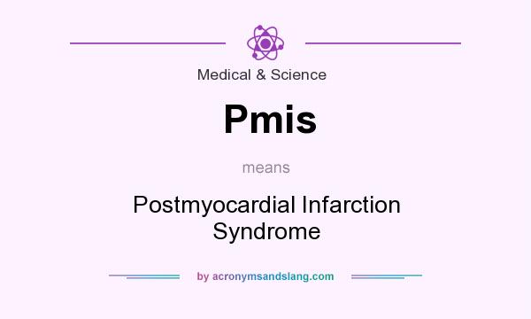 What does Pmis mean? It stands for Postmyocardial Infarction Syndrome