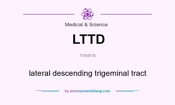 What does LTTD mean? It stands for lateral descending trigeminal tract