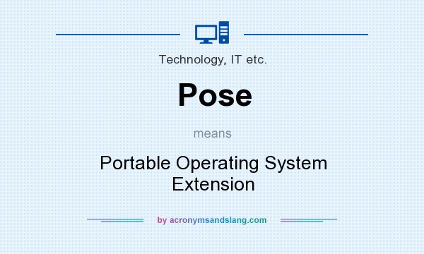 What does Pose mean? It stands for Portable Operating System Extension