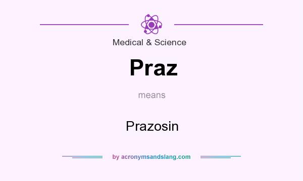 What does Praz mean? It stands for Prazosin
