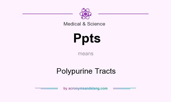 What does Ppts mean? It stands for Polypurine Tracts