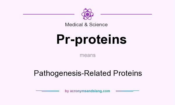 What does Pr-proteins mean? It stands for Pathogenesis-Related Proteins