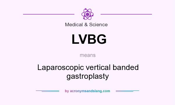 What does LVBG mean? It stands for Laparoscopic vertical banded gastroplasty