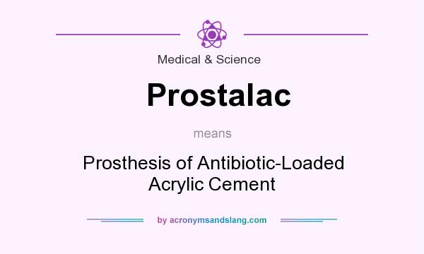 What does Prostalac mean? It stands for Prosthesis of Antibiotic-Loaded Acrylic Cement