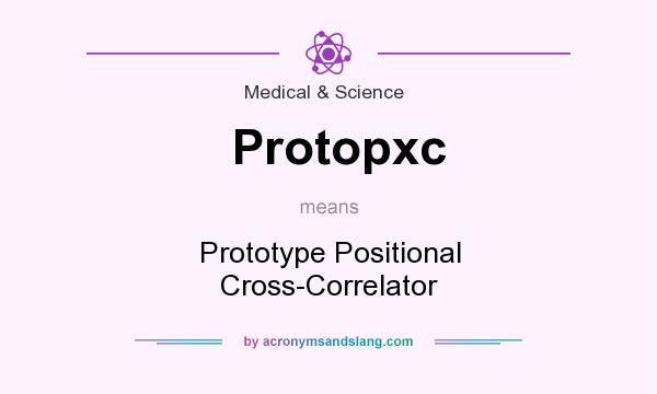 What does Protopxc mean? It stands for Prototype Positional Cross-Correlator