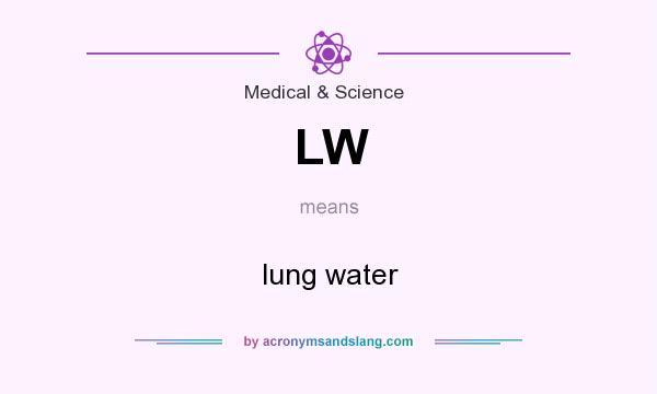 What does LW mean? It stands for lung water