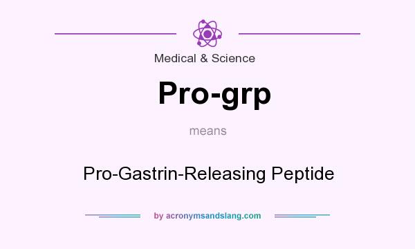 What does Pro-grp mean? It stands for Pro-Gastrin-Releasing Peptide