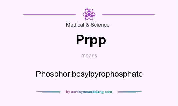 What does Prpp mean? It stands for Phosphoribosylpyrophosphate