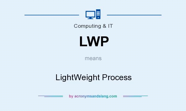 What does LWP mean? It stands for LightWeight Process