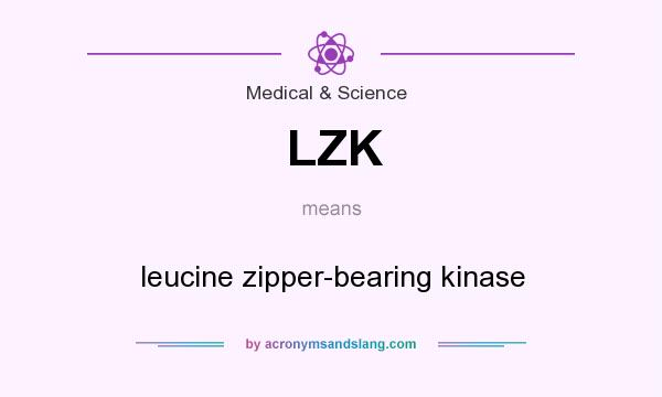 What does LZK mean? It stands for leucine zipper-bearing kinase