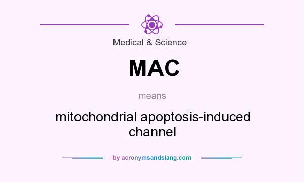 What does MAC mean? It stands for mitochondrial apoptosis-induced channel