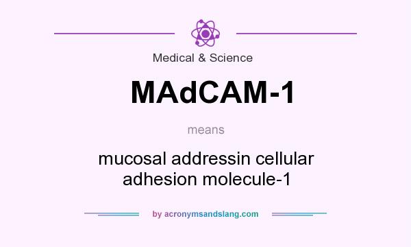 What does MAdCAM-1 mean? It stands for mucosal addressin cellular adhesion molecule-1