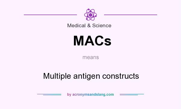 What does MACs mean? It stands for Multiple antigen constructs