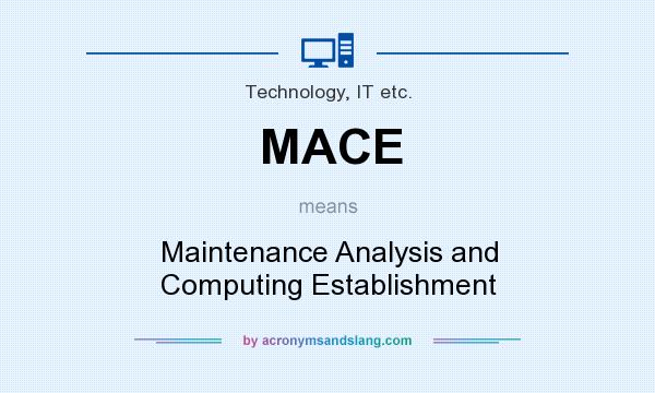 What does MACE mean? It stands for Maintenance Analysis and Computing Establishment