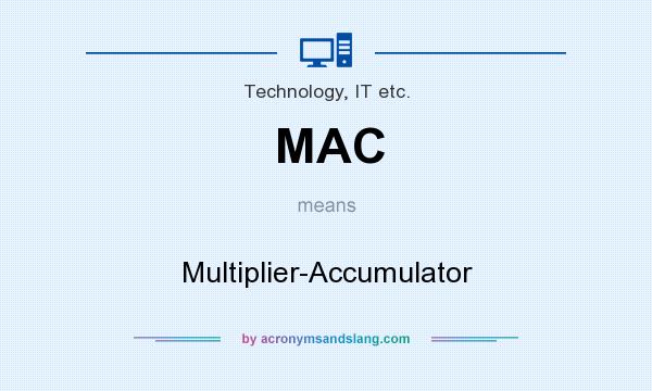 What does MAC mean? It stands for Multiplier-Accumulator