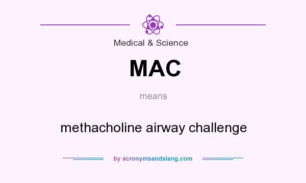 What does MAC mean? It stands for methacholine airway challenge