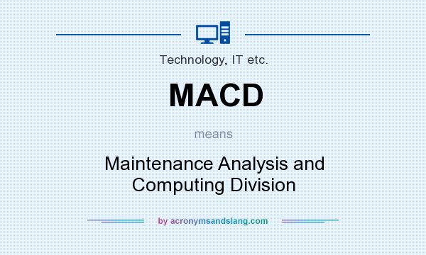 What does MACD mean? It stands for Maintenance Analysis and Computing Division