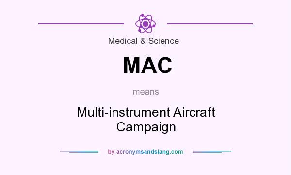 What does MAC mean? It stands for Multi-instrument Aircraft Campaign