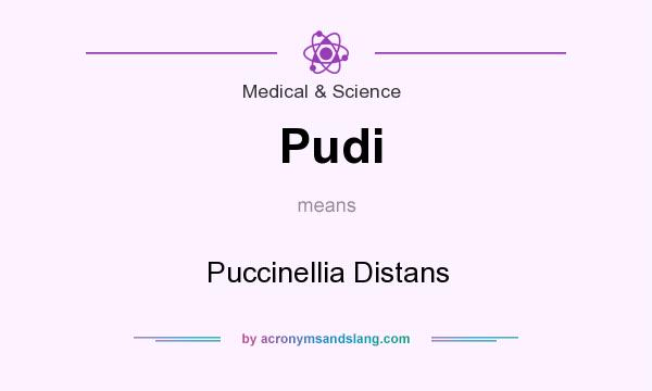 What does Pudi mean? It stands for Puccinellia Distans