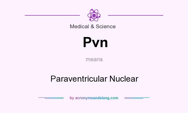 What does Pvn mean? It stands for Paraventricular Nuclear