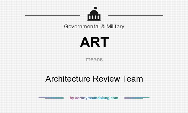 What does ART mean? It stands for Architecture Review Team