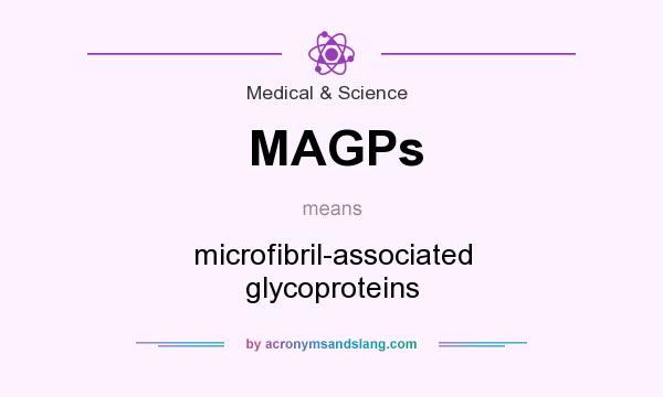 What does MAGPs mean? It stands for microfibril-associated glycoproteins