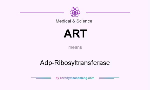 What does ART mean? It stands for Adp-Ribosyltransferase