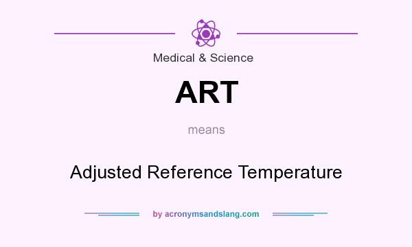 What does ART mean? It stands for Adjusted Reference Temperature
