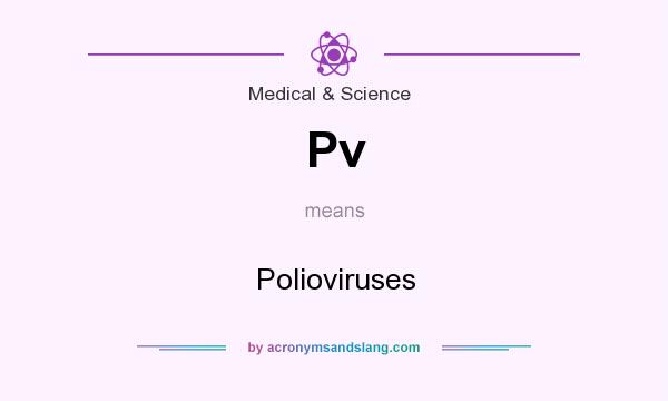 What does Pv mean? It stands for Polioviruses
