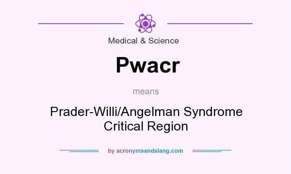 What does Pwacr mean? It stands for Prader-Willi/Angelman Syndrome Critical Region