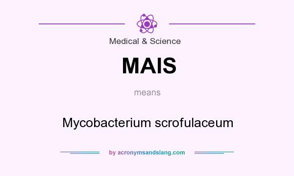 What does MAIS mean? It stands for Mycobacterium scrofulaceum