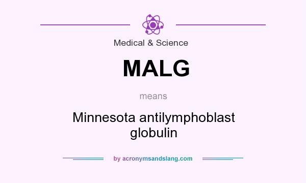 What does MALG mean? It stands for Minnesota antilymphoblast globulin