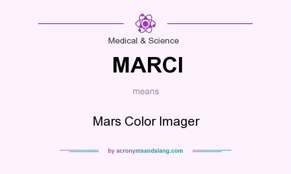 What does MARCI mean? It stands for Mars Color lmager