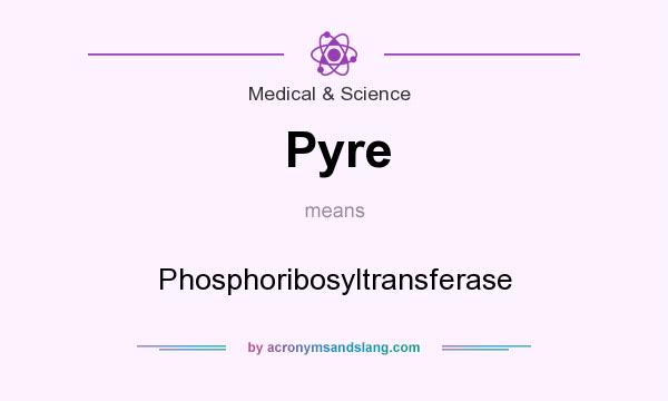 What does Pyre mean? It stands for Phosphoribosyltransferase
