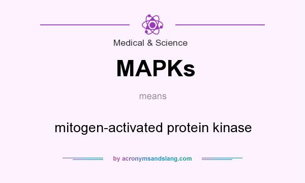 What does MAPKs mean? It stands for mitogen-activated protein kinase