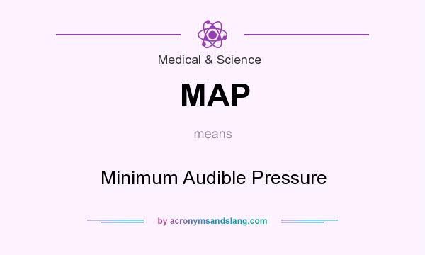 What does MAP mean? It stands for Minimum Audible Pressure