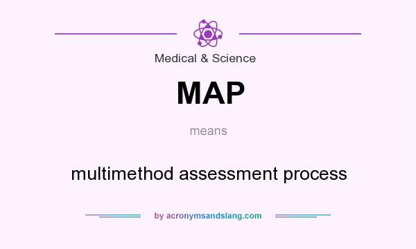 What does MAP mean? It stands for multimethod assessment process