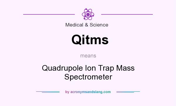 What does Qitms mean? It stands for Quadrupole Ion Trap Mass Spectrometer