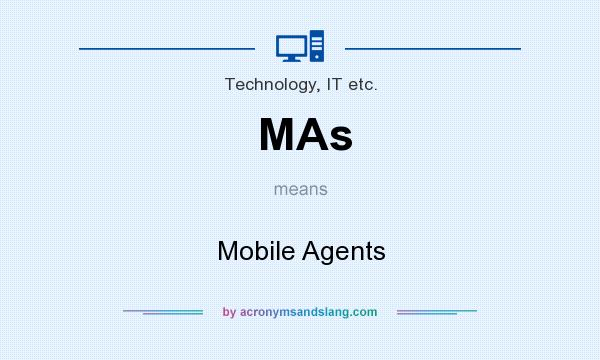 What does MAs mean? It stands for Mobile Agents