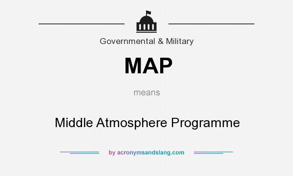 What does MAP mean? It stands for Middle Atmosphere Programme