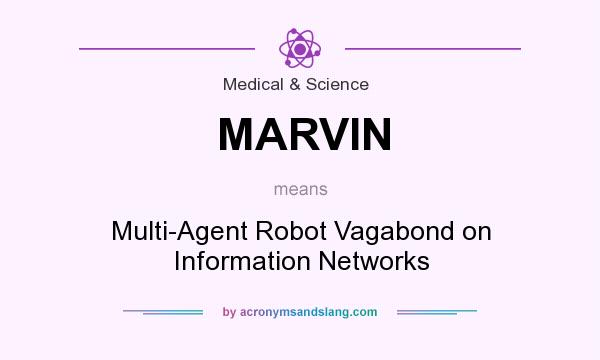 What does MARVIN mean? It stands for Multi-Agent Robot Vagabond on Information Networks
