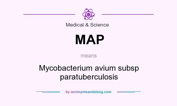 What does MAP mean? It stands for Mycobacterium avium subsp paratuberculosis