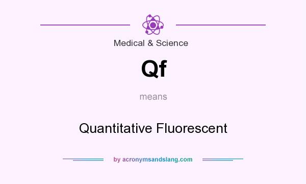 What does Qf mean? It stands for Quantitative Fluorescent