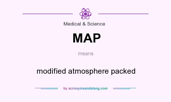What does MAP mean? It stands for modified atmosphere packed