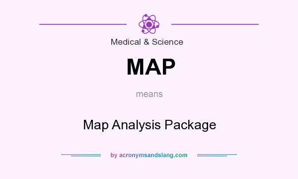 What does MAP mean? It stands for Map Analysis Package