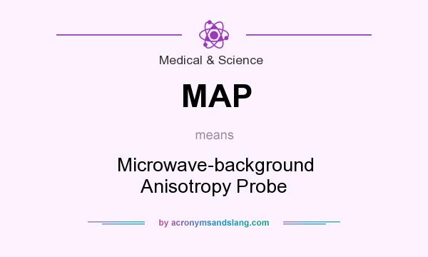 What does MAP mean? It stands for Microwave-background Anisotropy Probe