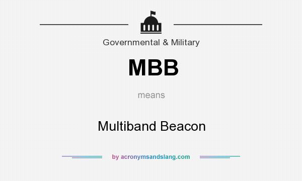 What does MBB mean? It stands for Multiband Beacon