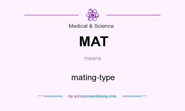 What does MAT mean? It stands for mating-type